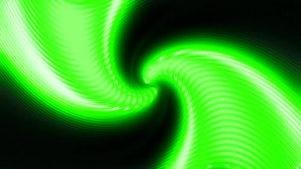 Luminoso Flusso Vorticoso Stile Retrò Mozione Flusso Energia Incandescente Neon — Video Stock