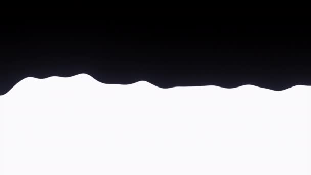 Абстрактные Неоновые Колебания Волн Черном Фоне Дизайн Цифровые Яркие Вспышки — стоковое видео