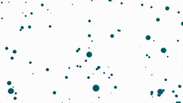 Abstraktní Barevné Bubliny Tekoucí Béžovém Pozadí Design Malé Kruhy Pohybující — Stock video