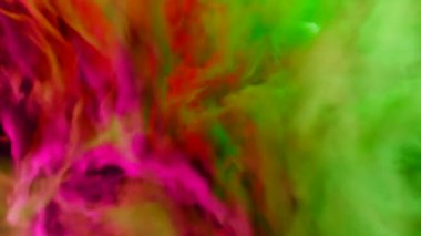 Soyut renkli duman bulutları. Tasarım. Parlak zıt bulutlar yayar Işık alevleriyle