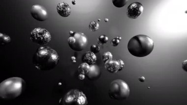 Parlak renkli bir geçmişi var. Tasarım. Soyutlamada farklı yönlere doğru dönen parlak daireler. Yüksek kalite 4k görüntü