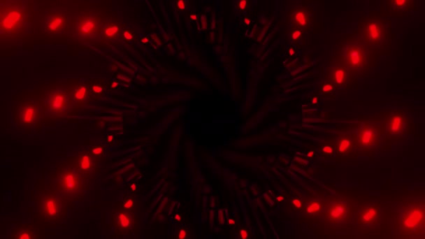Cercle Rouge Carré Design Jeu Lumière Sur Des Formes Géométriques — Video