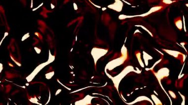 Parlak lekeler. Tasarım. Kırmızı ve mor boya kümeleri soyutlamada dalga hareketleri yaratır. Yüksek kalite 4k görüntü