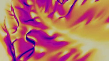 Pembe ve kahverengi yarı sıvı kütle. Tasarım. Üç boyutlu animasyon. Rüzgarda sallanırcasına sallanan yumuşak bir şey. Yüksek kalite 4k görüntü