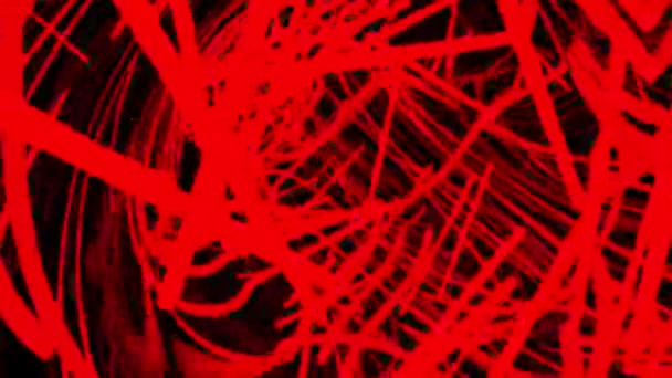 Чёрный Фон Дизайн Красный Фиолетовый Круги Анимации Которые Летают Разных — стоковое видео