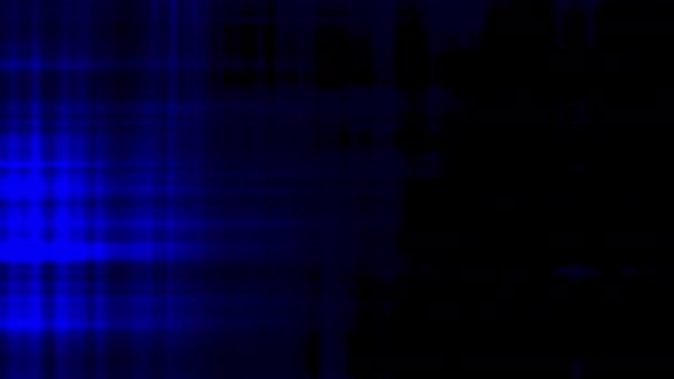 Kareli Işık Işınlarının Arka Planı Hareket Uzayda Siyah Arkaplanda Renkli — Stok video
