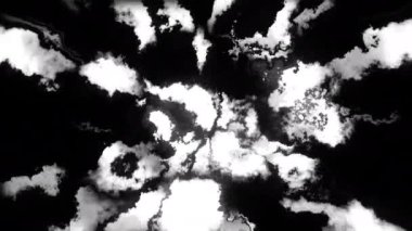 Noktalar üzerinde enerji akımları. Hareket. Soyut enerji dürtüleri benekli kanallarda hareket eder. Enerji yanıp sönen titreşimlerle tespit edilmiş kanallar. 