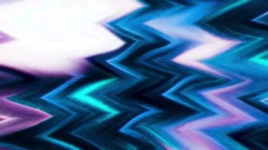 Bulanık mavi üçgenler. Hareket. Siyah arkaplan, animasyonda bulanık olan kesme renk üçgenleri. Yüksek kalite 4k görüntü