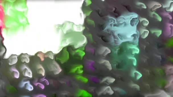Verwischte Stellen Bewegung Farbenfrohe Muster Makrofotografie Format Hochwertiges Filmmaterial — Stockvideo