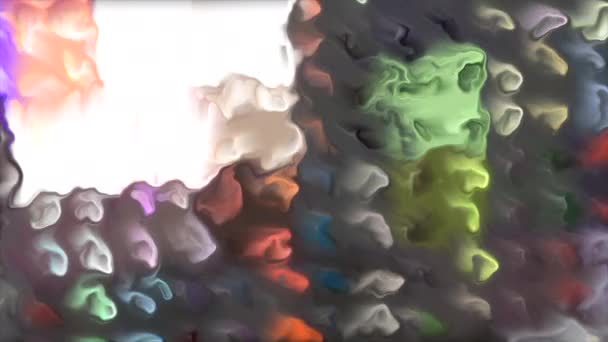Manchas Borrosas Moción Patrones Colores Brillantes Hechos Macrofotografía Formato Imágenes — Vídeos de Stock