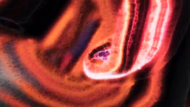 번쩍이는 움직임 번쩍이는 에너지 반지를 Anomalous 플라즈마와 깜박이는 공간을 에너지 — 비디오