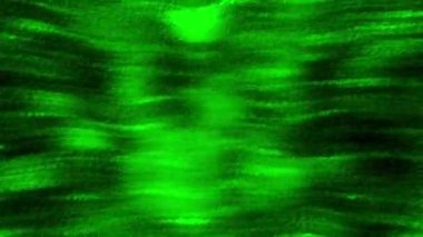 Sıvı yeşil arkaplan ve bozulma. Hareket. Siber uzayda Matris sistemi sıvısı. Yeşil matrisin bozulmasıyla birlikte sıvı. 