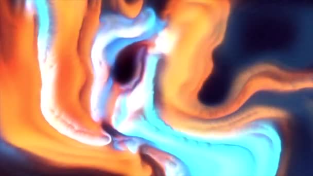 Aquarelle Floue Lumineuse Motion Fond Clair Avec Des Taches Qui — Video