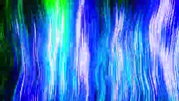 丰富的蓝色和粉色背景 白色条纹 似乎是在风中制造的计算机图形 高质量的4K镜头 — 图库视频影像