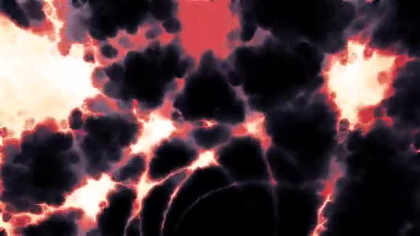 Abstract Sfondo Inferno Con Fiamma Rossa Ardente Mozione Animazione Offuscata — Video Stock