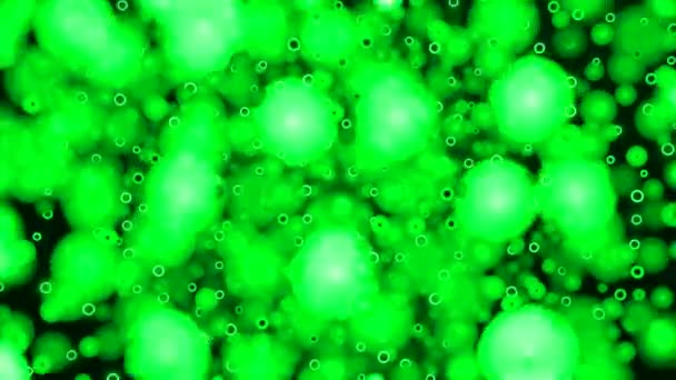 Abstrakcyjne Mikroorganizmy Wirusy Pod Mikroskopem Projektowanie Wirus Ludzkiego Układu Odpornościowego — Wideo stockowe