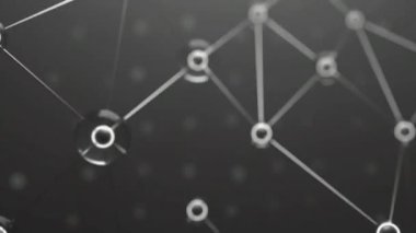 Tek renkli şekillerde uçmak gibi. Tasarım. Yuvarlak bulanık şekiller veya noktalar