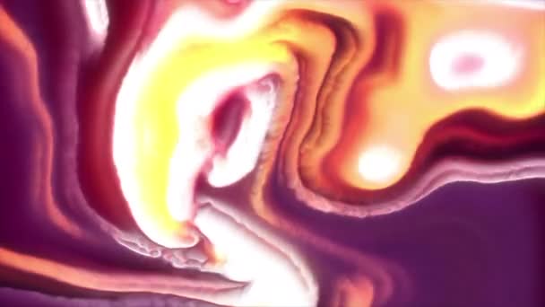 Tinta Néon Misto Moção Uma Pintura Brilhante Destacando Uma Abstração — Vídeo de Stock