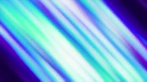 Fundo Azul Com Iluminação Brilhante Moção Linhas Brilhantes Tons Azuis — Vídeo de Stock