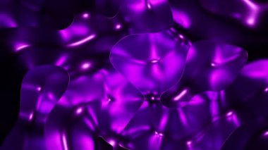 Sıvı metal deseni hareket halinde. Tasarım. Sıvı doku parça parça hareket eder ve ayrılır. Metalik sıvı noktalarda ve parçalarda hareket eder. 