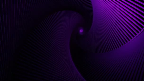 动画中的黑暗隧道设计 轻盈的动画 快速移动在里面 高质量的4K镜头 — 图库视频影像