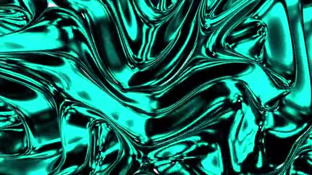 Fondo Fluido Colorido Abstracto Diseño Sustancia Metálica Líquida Adhesiva — Vídeo de stock