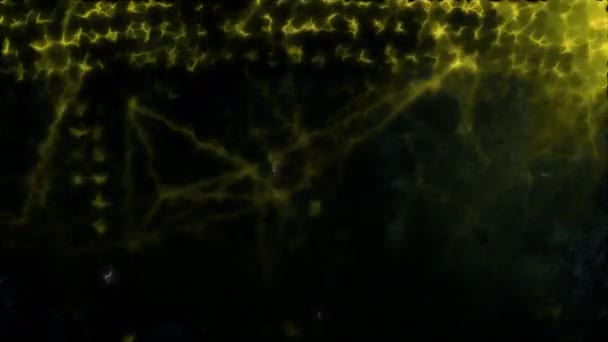 Fundal Conexiune Rețea Abstract Mișcare Linii Înguste Neon Simboluri Neclare — Videoclip de stoc