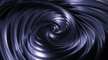  Sarı ve mor kıvrımlı. Tasarım. Saat yönünde hareket eden bükülme 3 boyutlu biçimdedir. Yüksek kalite 4k görüntü