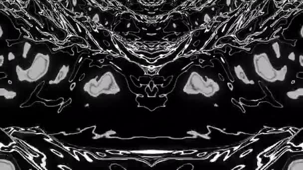 Pohled Žaludku Neznámého Tvora Design Lepkavá Látka Uvnitř Těla Mimozemského — Stock video
