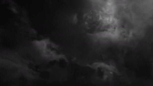 Абстрактные Реалистичные Облака Дыма Дизайн Оживление Облаков Небе — стоковое видео