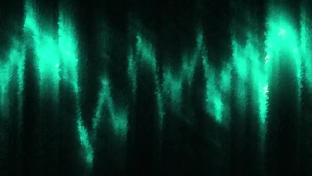 Abstraktní Aurora Borealis Svítí Celé Černé Obloze Pohyb Severní Světla — Stock video