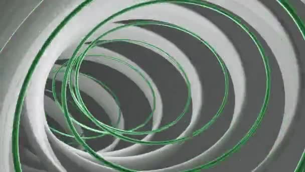 Hipnotik Oval Tünel Içinde Soyut Uçuş Tasarım Geniş Dar Çizgiler — Stok video