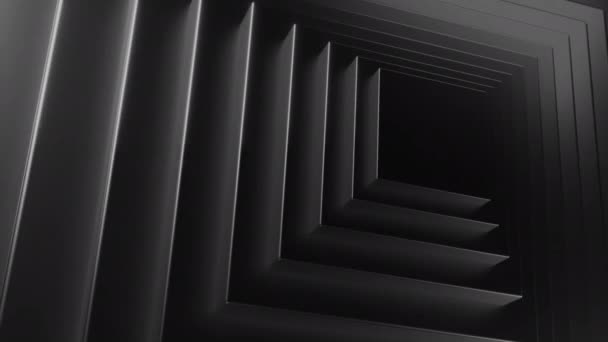 Quadrate Bewegen Sich Einer Pyramide Design Buntes Licht Mit Beweglichen — Stockvideo