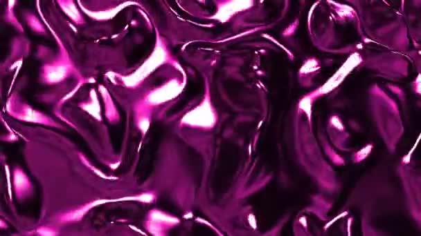 Синий Розовый Пузырьки Грязи Дизайн Кипящие Пятна Создающие Пузыри Формате — стоковое видео