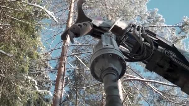 Toprak Delme Makinesi Şarjör Kuyu Madencilik Için Toprak Sondajı Sondaj — Stok video