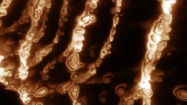 Abstrakte Zellen Metamorphose Animation Bewegung Linien Verschwommener Moleküle — Stockvideo