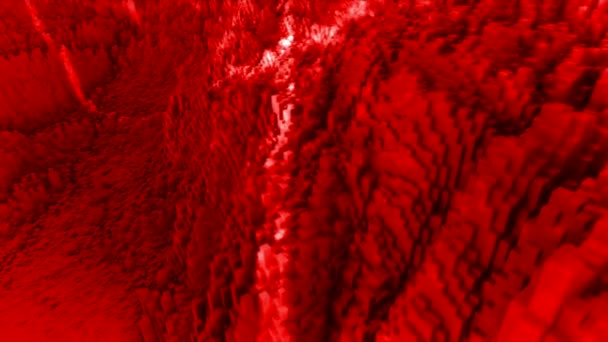 红色和紫色背景 一个明亮的背景与小尺寸的切枝制作的计算机图形 高质量的4K镜头 — 图库视频影像