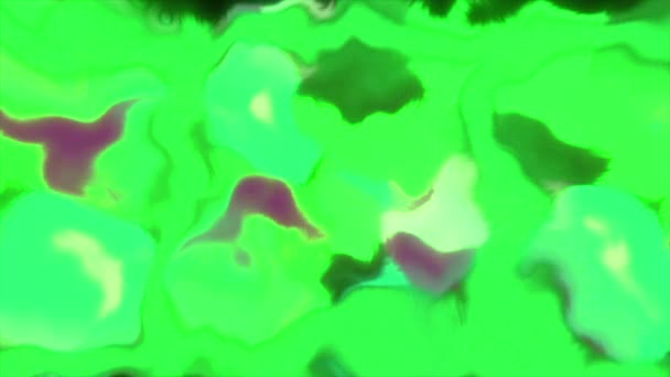 Gouache Verde Roxo Moção Tinta Borrada Feita Abstração Que Brilha — Vídeo de Stock