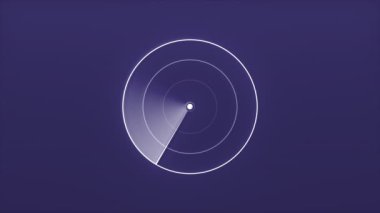 Radarda görünen basit bir arkaplan. Hareket. Seyrüsefer radarıyla renkli parlak bir arka plan. Hareket eden navigasyon radarı ile basit arkaplan. 