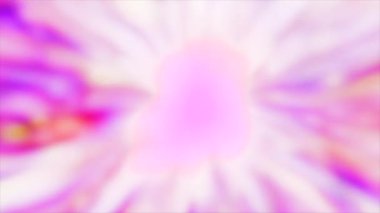 3D renkli kıvrımlı uzay yıldızlararası solucan deliği. Hareket. Işık ışınlarıyla uzay girdabının içinde uçmak