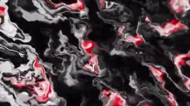 Parlak neon lekeli siyah bir arka plan. Hareket. 3D formatta yapılmış parlak noktalar hareket ve akış. Yüksek kalite 4k görüntü