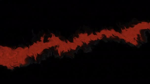 Яркая Молния Движение Оранжевое Пятно Света Растущее Разных Направлениях Анимации — стоковое видео