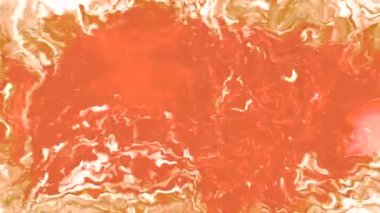 Mor ve turuncu duman çıkıyor. Hareket. Bilgisayar grafikleriyle yapılmış çok renkli dumanlar. Yüksek kalite 4k görüntü