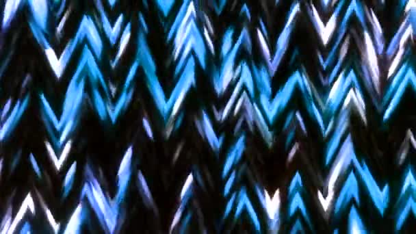 粉色和蓝色的运行动画 紫色和蓝色的三角形 闪烁着 抽象地移动着 高质量的4K镜头 — 图库视频影像