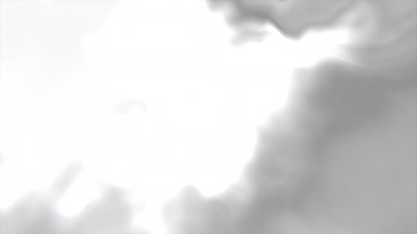 Leicht Rosa Und Weiße Wolken Bewegung Animation Mit Hellem Licht — Stockvideo