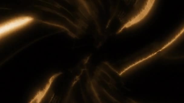 Vórtice Cósmico Abstrato Movimento Com Luz Plasma Moção Fluxo Luminoso — Vídeo de Stock