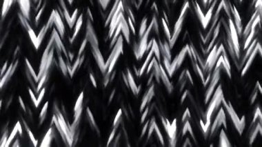 Nehirde zigzag çizgileri olan arkaplan taşınıyor. Hareket. Dalgalı çizgiler zigzag şeklinde hareket ediyor. Siyah arkaplanda hareket eden dalgalı çizgilerin canlandırması.