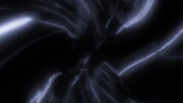 Kosmischer Abstrakter Wirbel Der Sich Mit Plasma Licht Bewegt Bewegung — Stockvideo