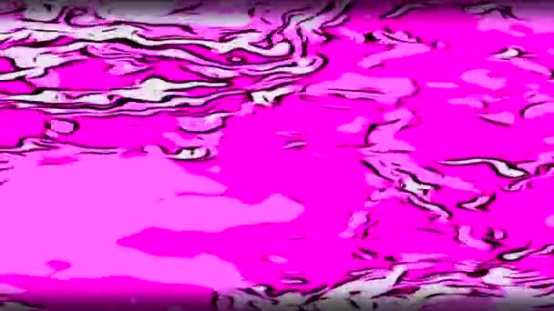 Acuarela Rosa Azul Moción Ligero Gouache Que Extiende Gira Círculo — Vídeo de stock