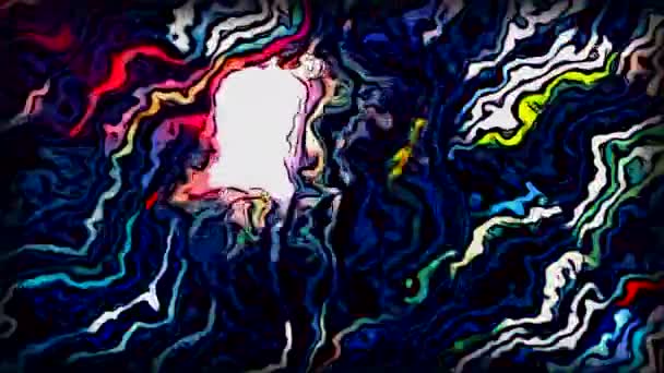Яскраві Сяючі Плями Рух Синьо Рожевий Фон Абстракції Який Світиться — стокове відео
